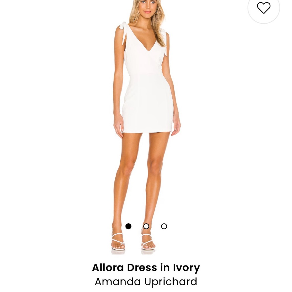 ALLORA DRESS IN IVORY - Amanda Uprichard - Size Medium